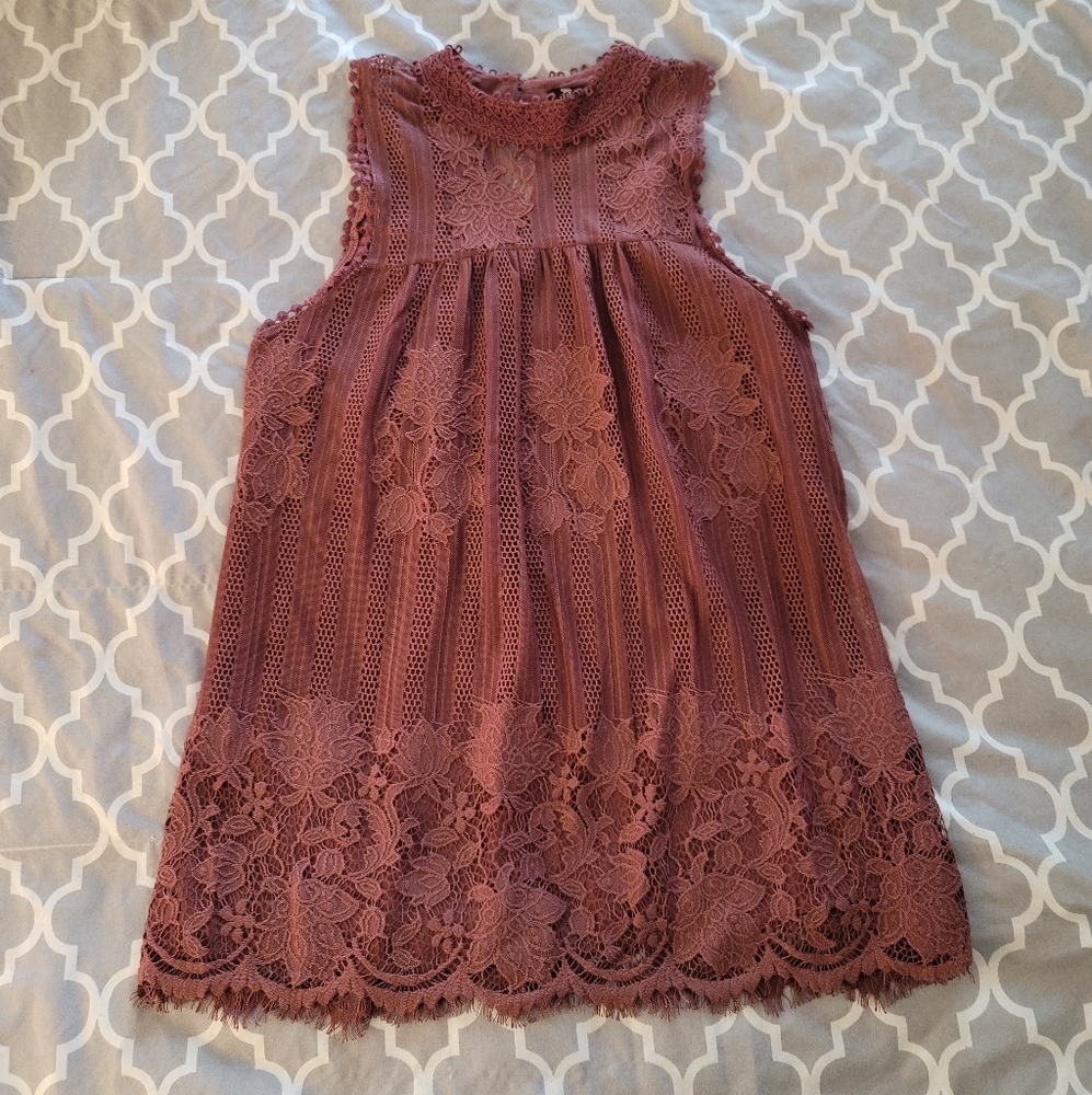 Miss Chievous Lace Top NWOT